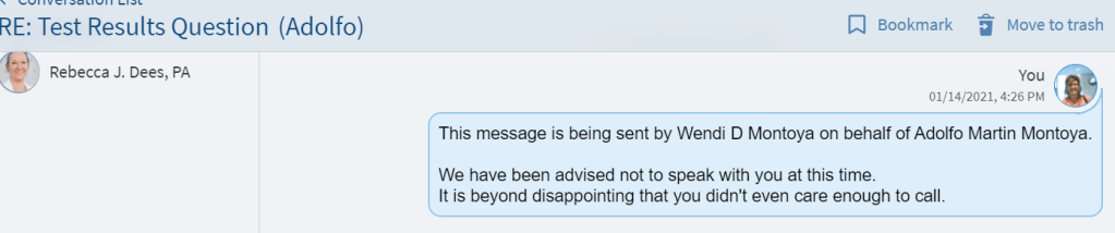 Doctors aren't always right.